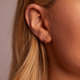 Shapes Round Huggie Earrings