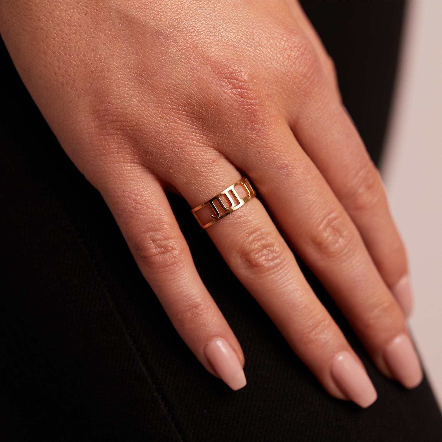 Custom Name Band Ring