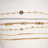 Custom Diamond Name Tennis Bracelet