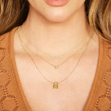 Diamond Custom Script Name Necklace