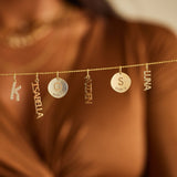 Engravable Initial & Date Charm