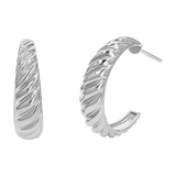Celine Croissant Hoop Earrings
