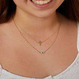 Kids Bubble Cross Necklace