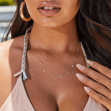 Multi Drop Diamond Necklace