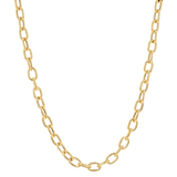 Large Rolo Chain Necklace