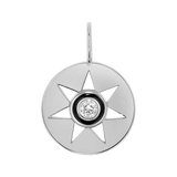 Enamel Sun Medallion Charm