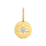 Diamond Sun Charm