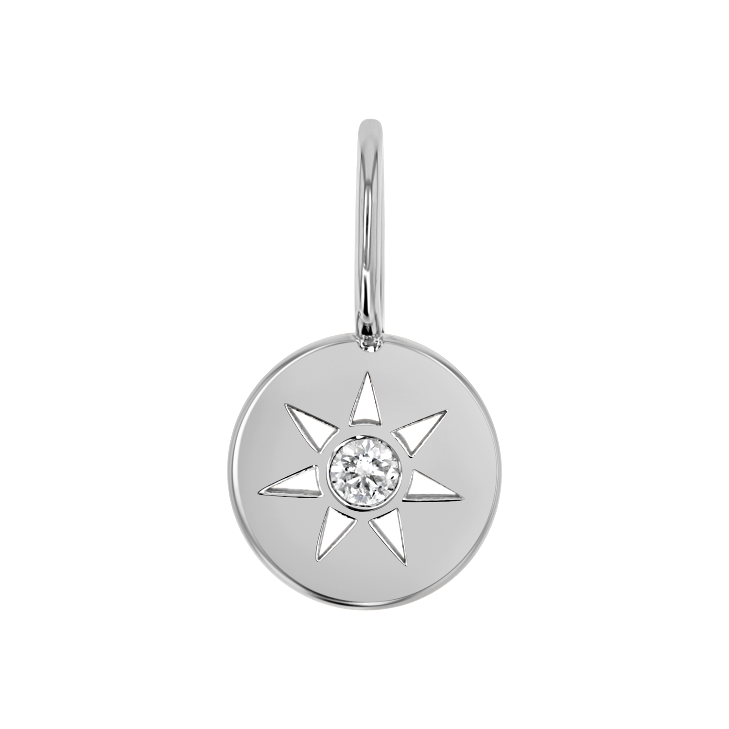 Diamond Sun Charm