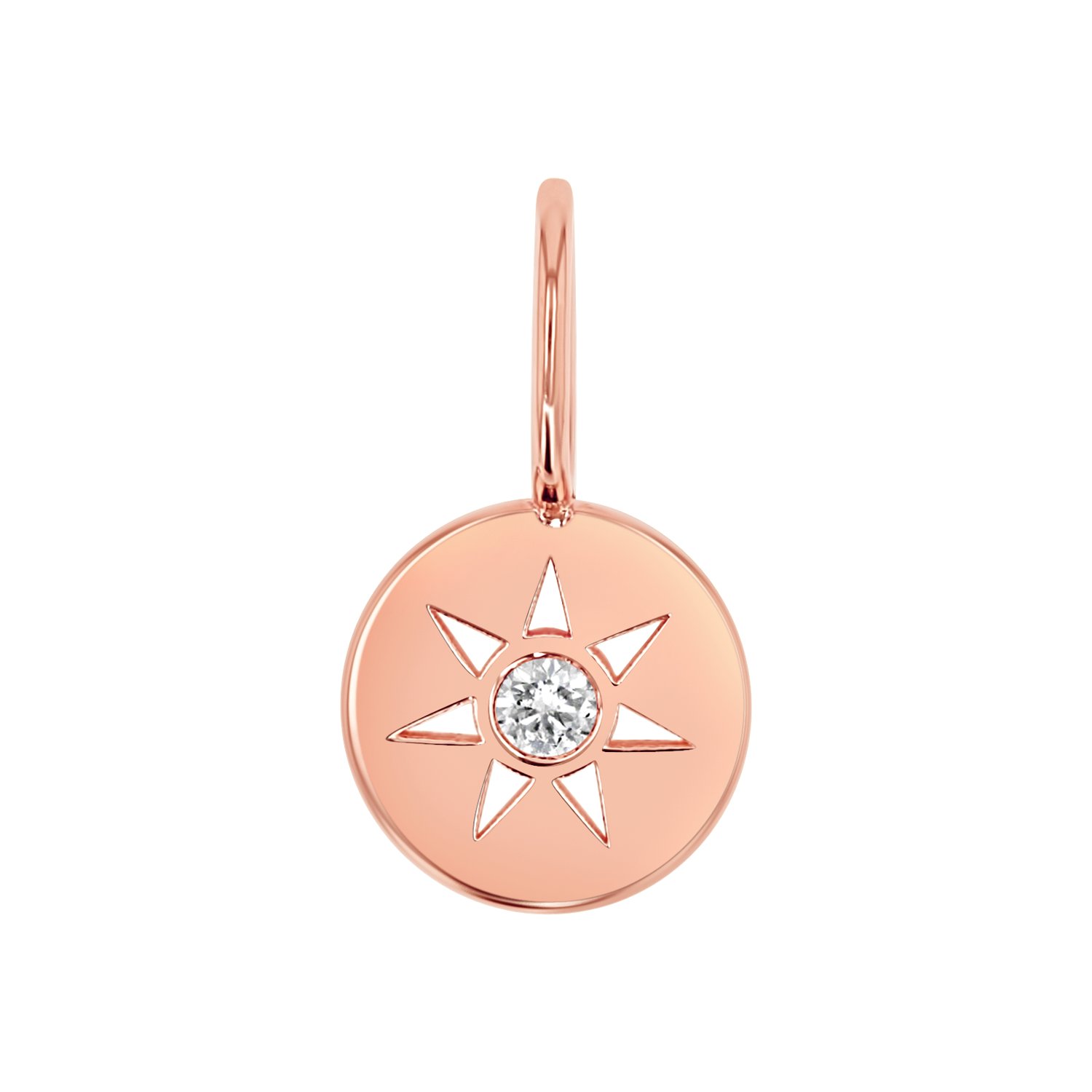 Diamond Sun Charm
