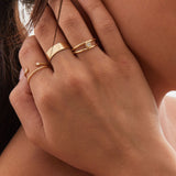 Bubble Solitaire Diamond Ring