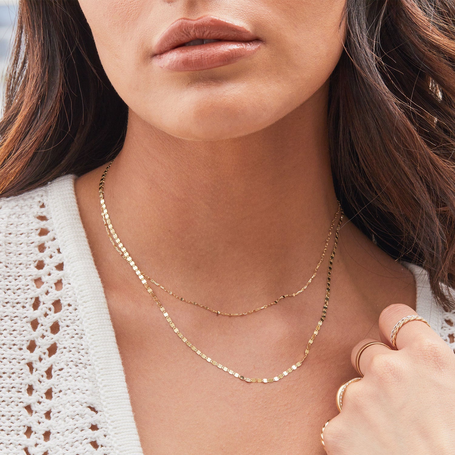 Duo Mirror Necklace