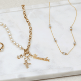Pearl Station Necklace