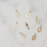 Gothic Old English Number Charm
