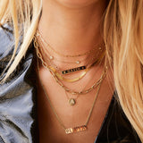 Custom Enamel ID Necklace