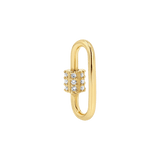 Diamond Barrel Charm Connector