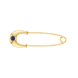 Kids Blue Sapphire Horseshoe Pin