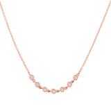 Diamond Bezel Station Necklace