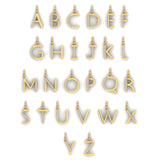 Sprinkle Diamond Initial Charm