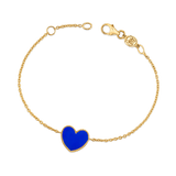 Enamel Heart Bracelet