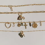 Diamond Barrel Charm Connector