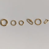 Diamond Round Charm Connector