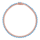 Turquoise Tennis Bracelet