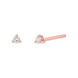 Tiny Gemstone Stud Earrings