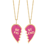 Enamel Best Friend Necklaces (Set of 2)