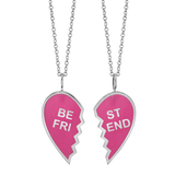 Enamel Best Friend Necklaces (Set of 2)