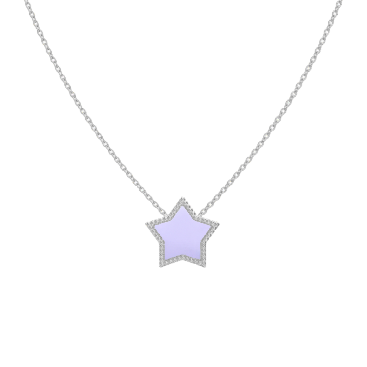 Enamel Star Necklace