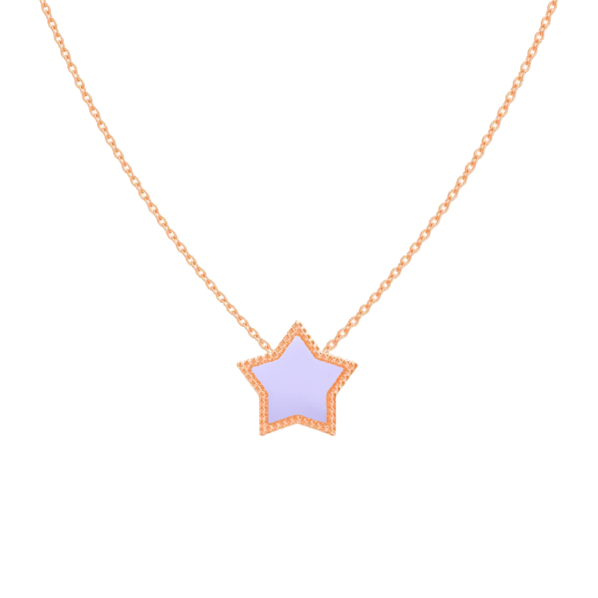 Enamel Star Necklace