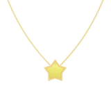 Enamel Star Necklace