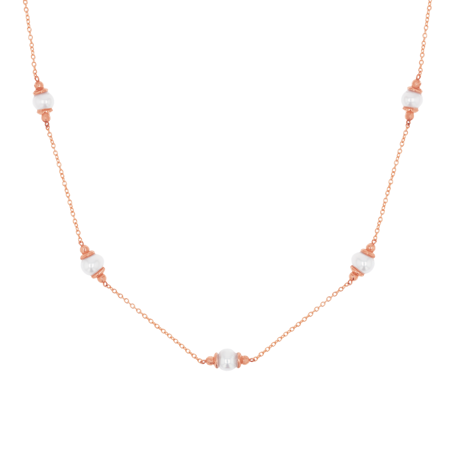 Pearl Station Necklace