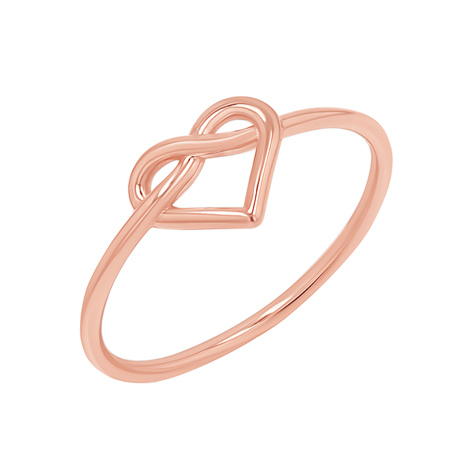 Heart Love Knot Ring