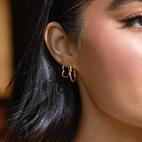 Heart Hoop Earrings