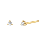Tiny Gemstone Stud Earrings