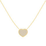 Kids Diamond Heart Necklace