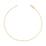 Diamond Cut Chain Anklet