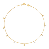 Diamond Drop Anklet