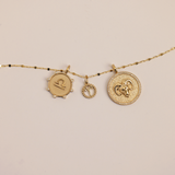 Zodiac Twist Medallion Charm