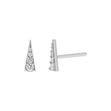 Diamond Spike Stud Earrings