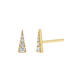 Diamond Spike Stud Earrings