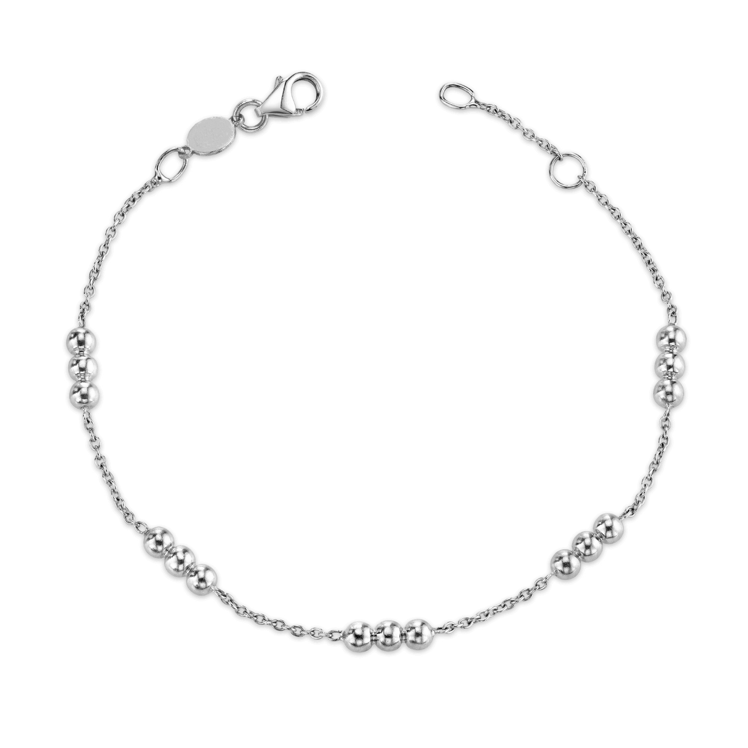 Dainty Triple Gold Bead Bracelet