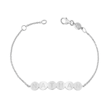 Bubble Round Engravable ID Bracelet