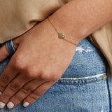 Birthstone Heart Bracelet