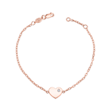 Kids Birthstone Heart Bracelet