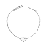 Birthstone Heart Bracelet