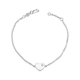 Kids Birthstone Heart Bracelet