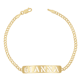 Cuban Link Nameplate Bracelet