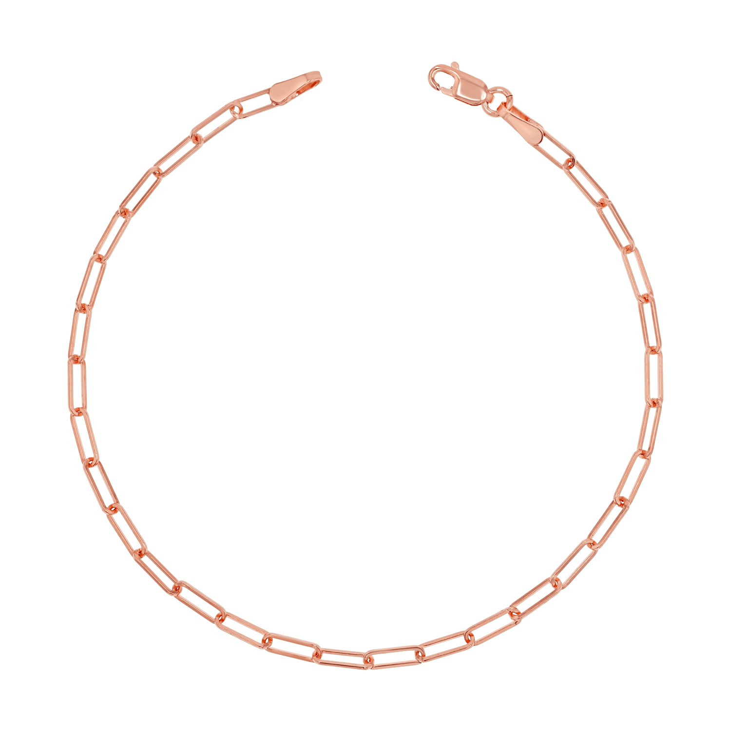 Dainty Paper Clip Bracelet